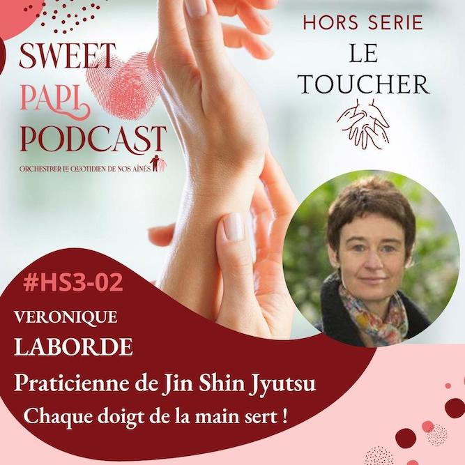 Vignette de l'épisode SweetPapiPodcast dans lequel Véronique Laborde est intervenue sur le Jin Shin Jyutsu (épisode 81)