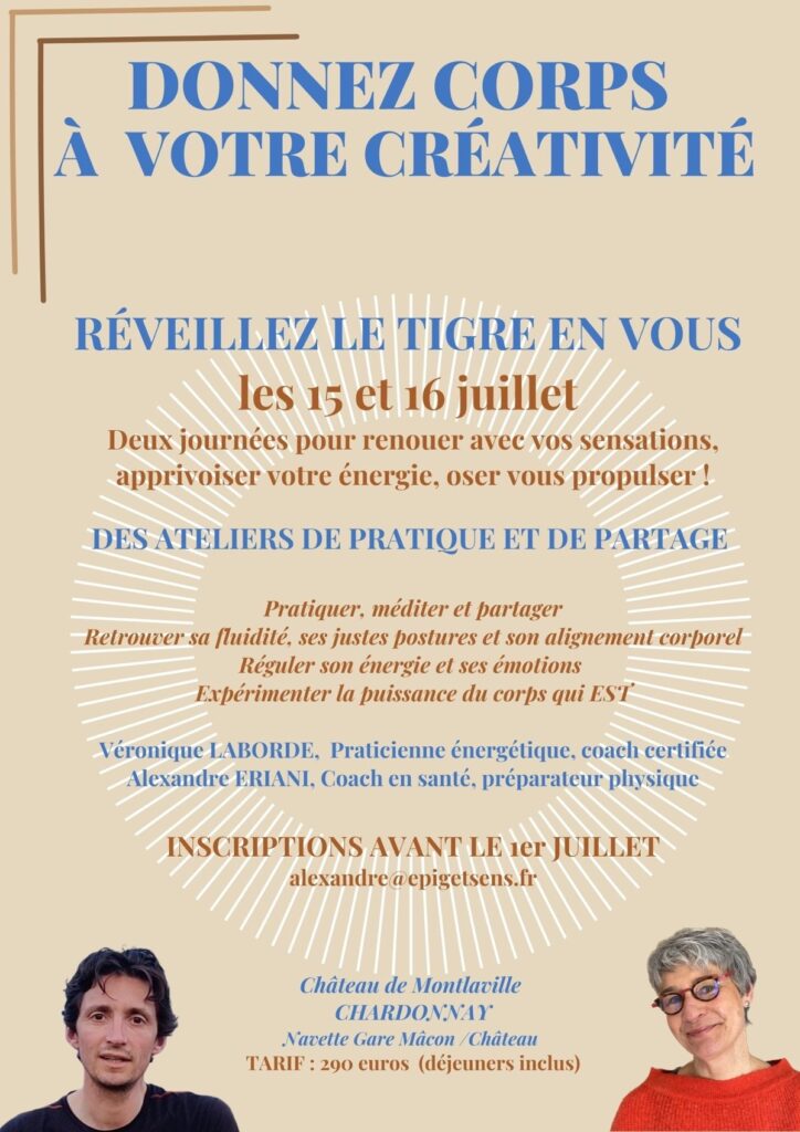 Flyer de présentation de l'atelier